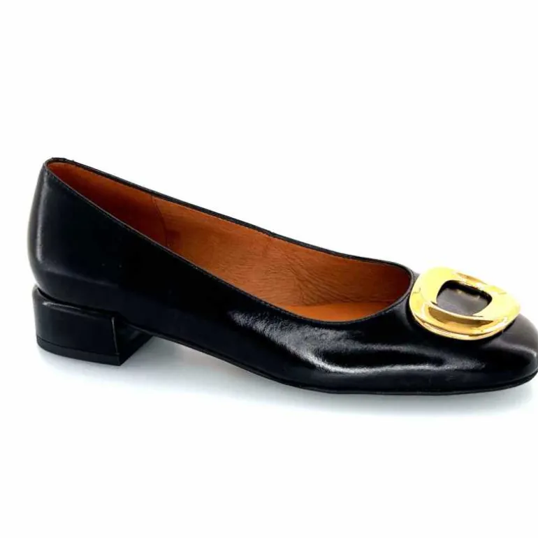 angel alarcon Ballerines 24514 Cuir Glacé Noir Best