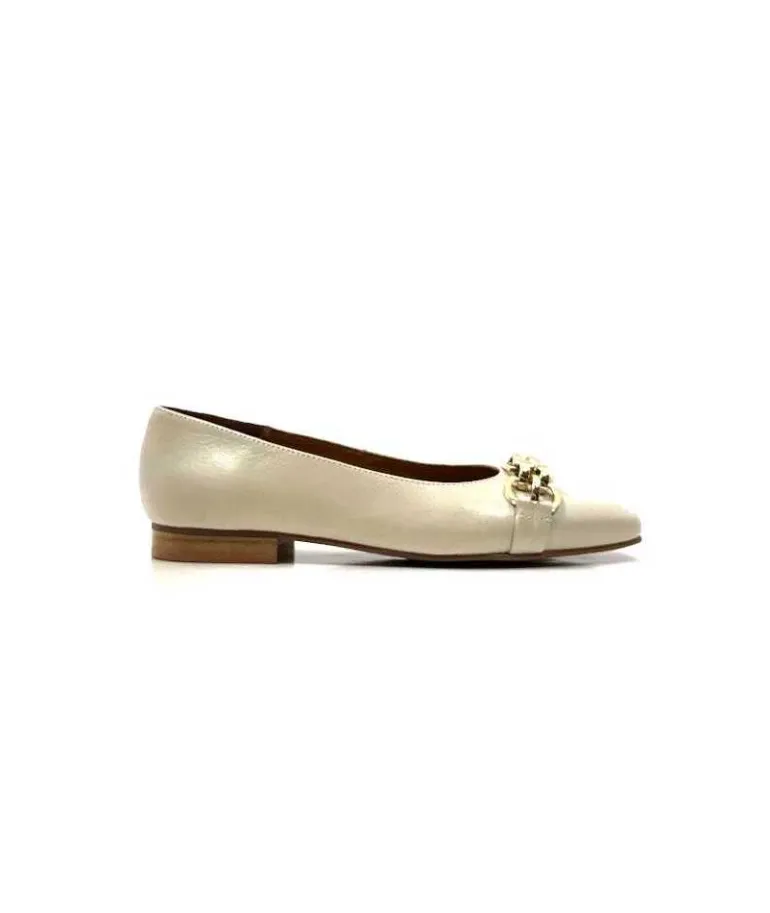 Ivoire0036a Ballerines Ivoire Tierce Cuir Arce Crème Best Sale