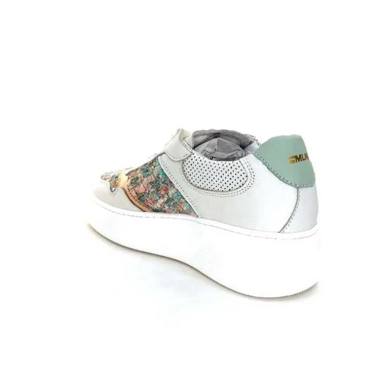 Méliné Baskets Ne 831 Cat 1 Var Cuir Gris Textile Bleu Rose Bijoux GrisClair Online