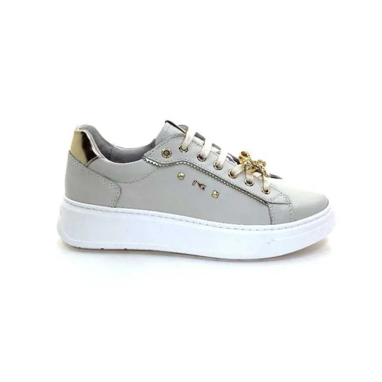 Nero Giardini Baskets E409975 Cuir Crème Best Sale