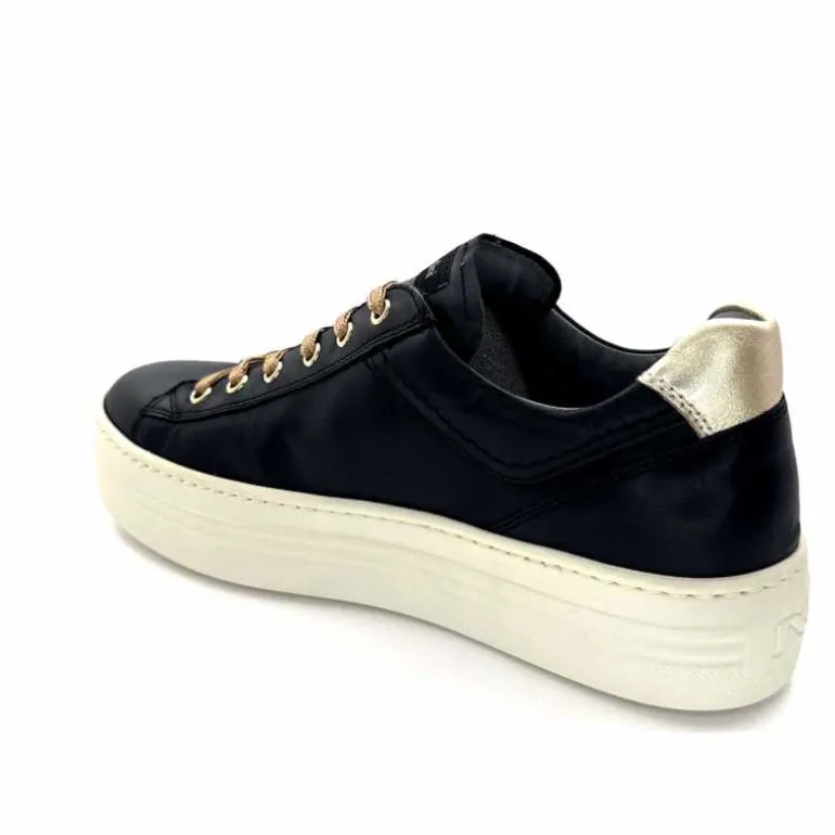 Nero Giardini Baskets Plateforme Fermeture Éclaire Nero Giardin 1411610 D100 Cuir Noir Clearance