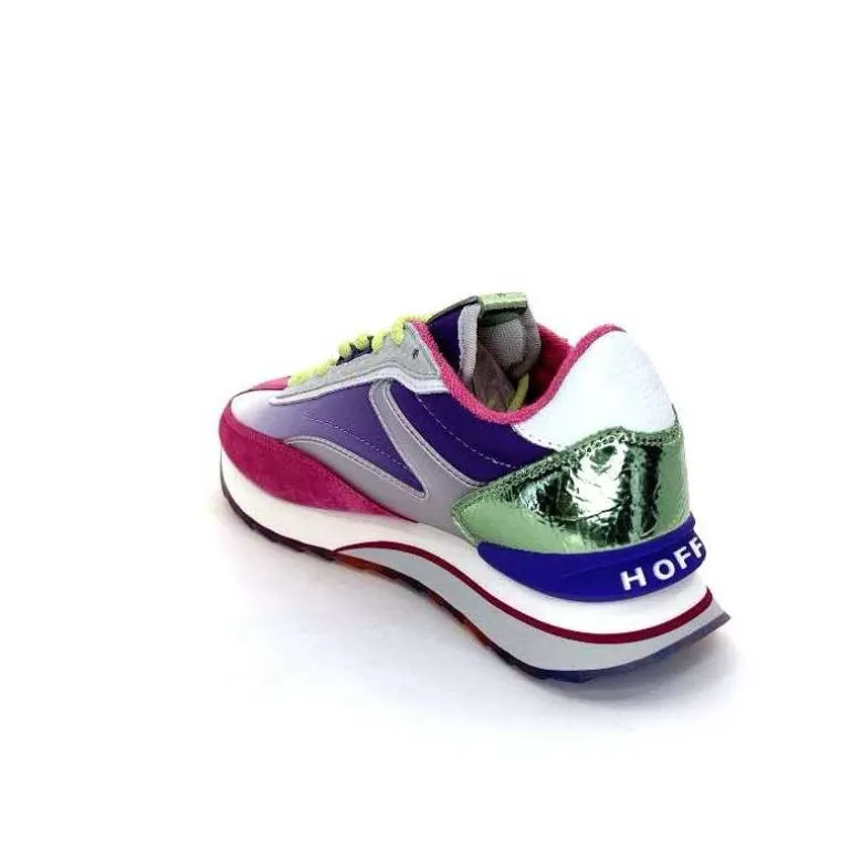 hoff Baskets Running Star Daim Fushia Textile Violet Métal Vert Blanc Best