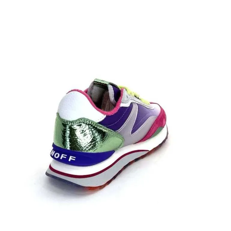 hoff Baskets Running Star Daim Fushia Textile Violet Métal Vert Blanc Best