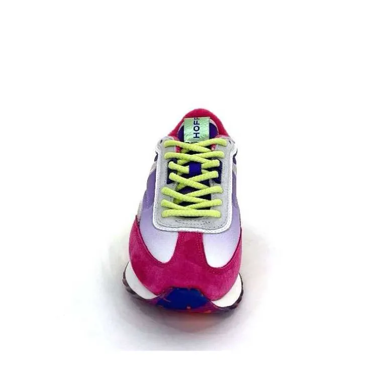 hoff Baskets Running Star Daim Fushia Textile Violet Métal Vert Blanc Best