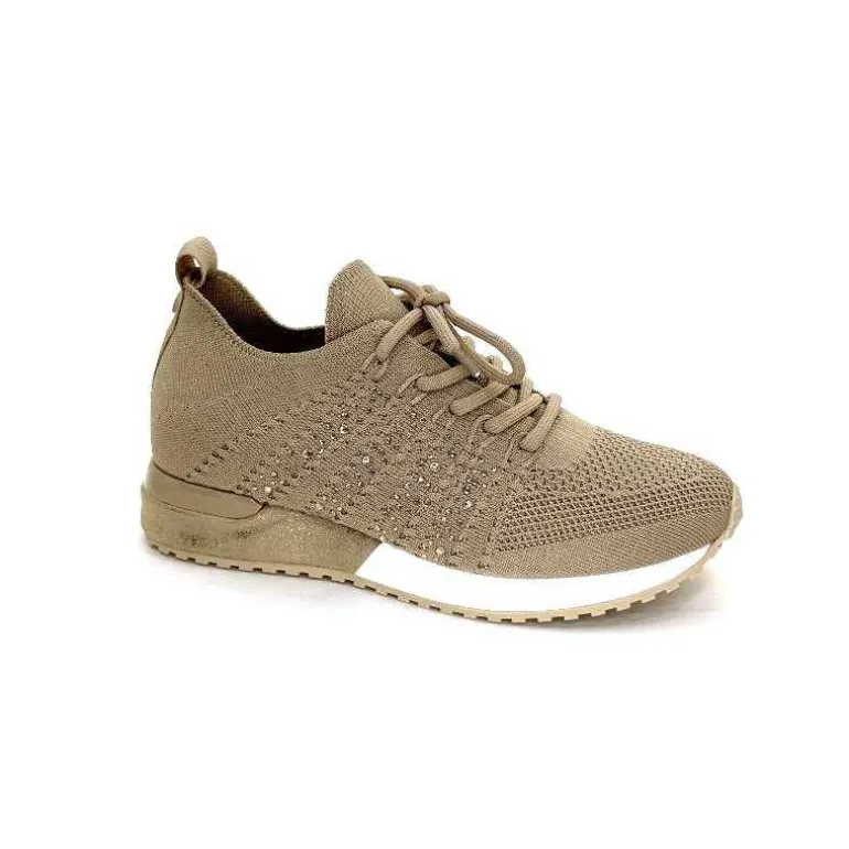 Ivoire0317a Baskets Running Ivoire 2112649 Textile Beige Flash Sale