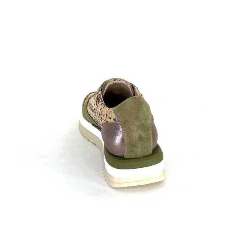 Requin Baskets Running Reqins Ursula Daim Raffia Multicolore Kaki Cheap