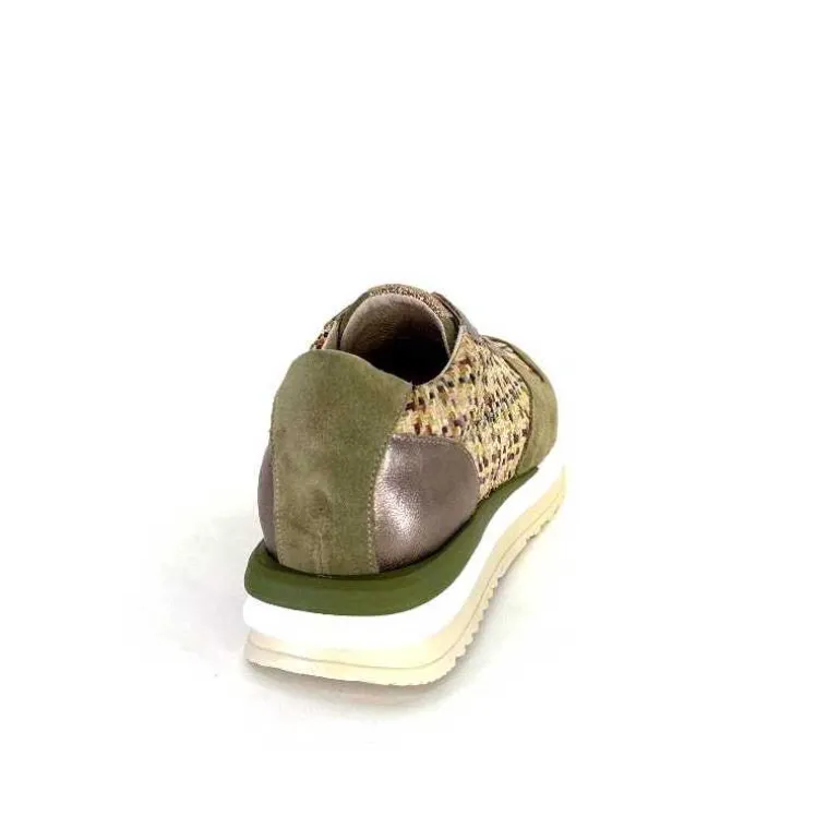 Requin Baskets Running Reqins Ursula Daim Raffia Multicolore Kaki Cheap