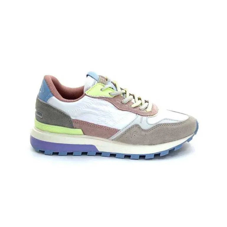 Victoria Baskets Running 1156102 Textile Daim Rose Beige Blanc Sale