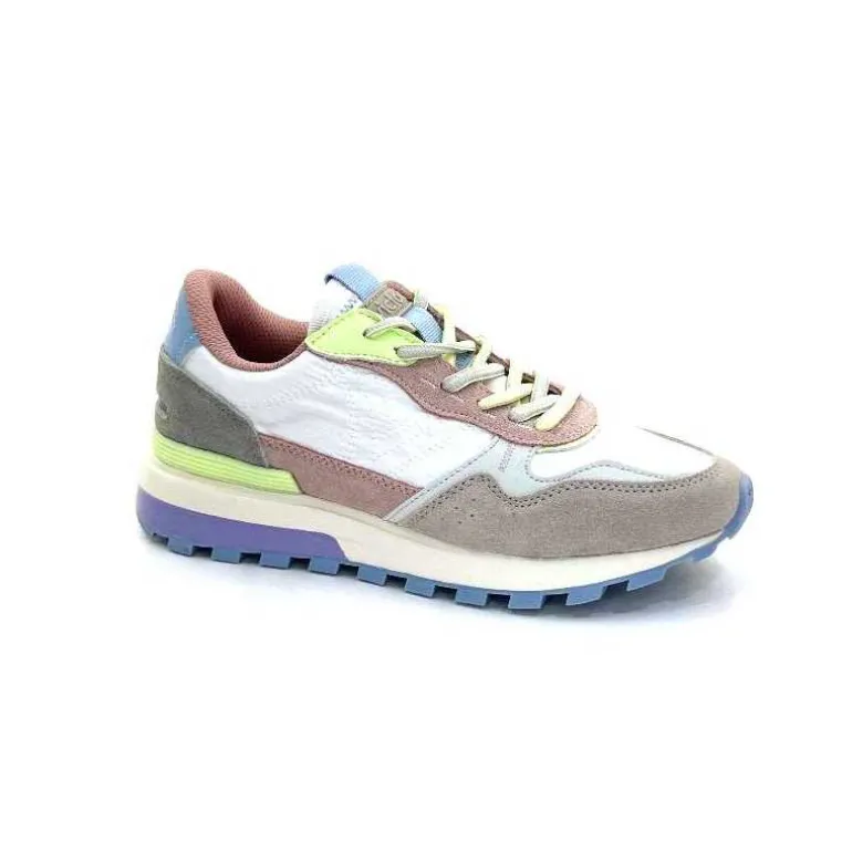 Victoria Baskets Running 1156102 Textile Daim Rose Beige Blanc Sale