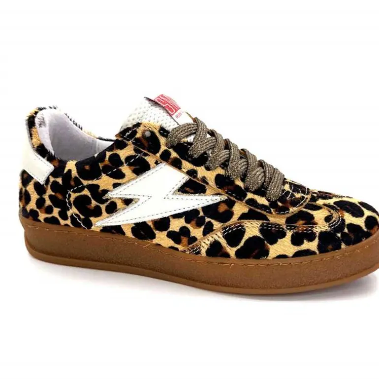 Semerdjian Baskets SMR23 Risy A223 Cuir Léo Léopard Best Sale