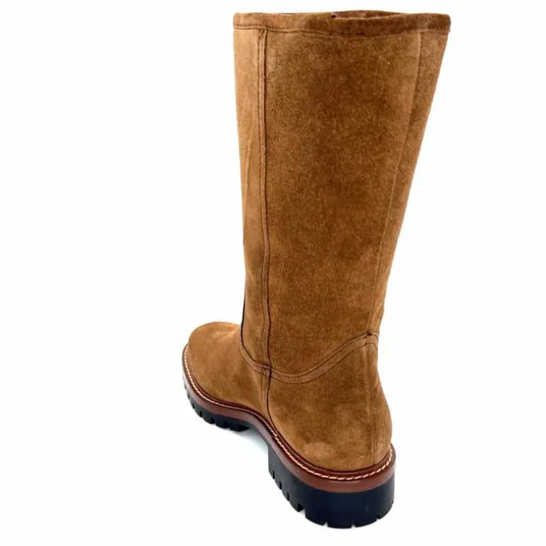 Alpe Bottes Fourrées 5206 Daim Castagna Marron Fashion