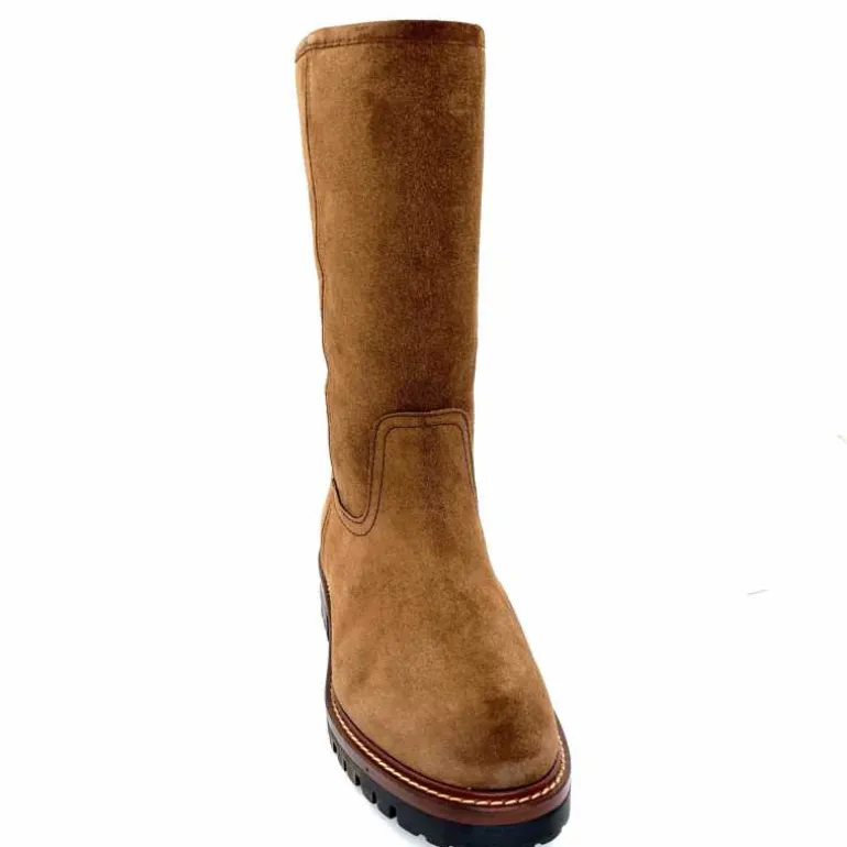 Alpe Bottes Fourrées 5206 Daim Castagna Marron Fashion