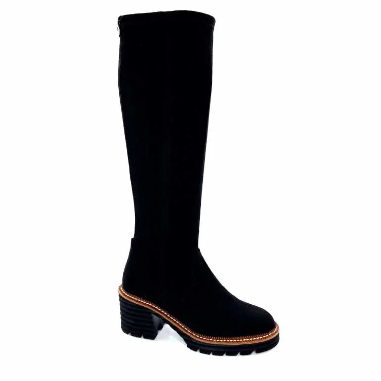Pedro Miralles Bottes Légère 28296 Daim Noir Clearance