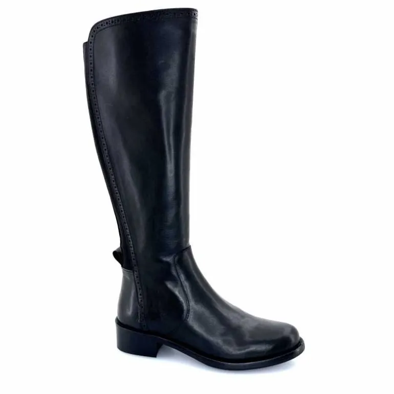 Myma Bottes 8071/00 Cuir Noir Cheap