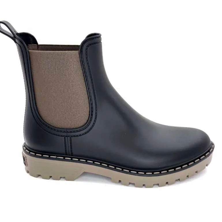 Toni Pons Bottines De Pluie Cavour &amp; Taupe Noir Shop