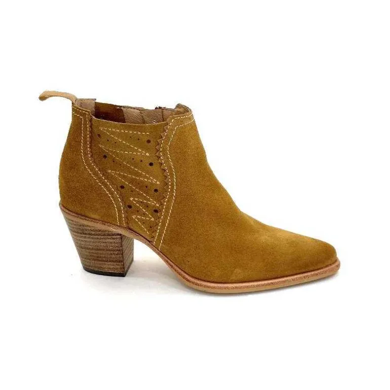Muratti Bottines Eté S1382a Ropars Daim Whisky Camel New