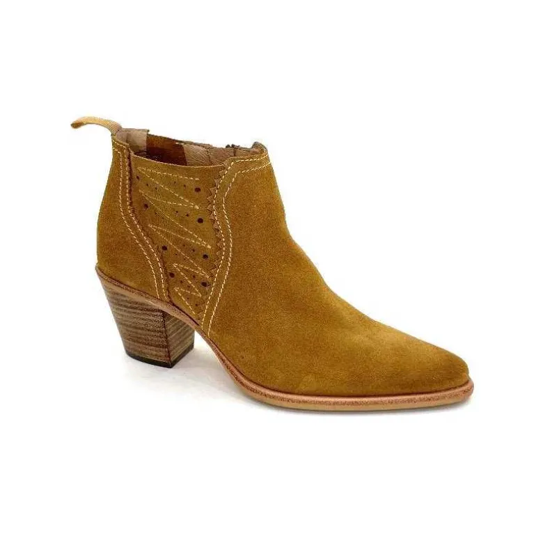 Muratti Bottines Eté S1382a Ropars Daim Whisky Camel New
