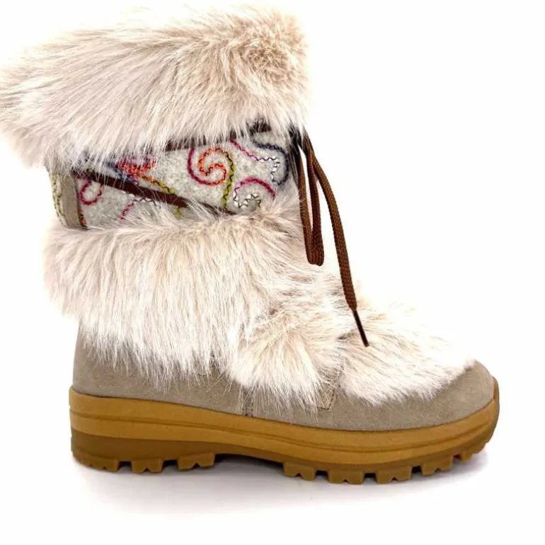 Olang Bottines Fourrées Wanda Daim Argilla Beige Sale