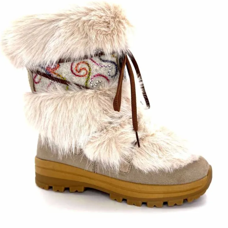 Olang Bottines Fourrées Wanda Daim Argilla Beige Sale