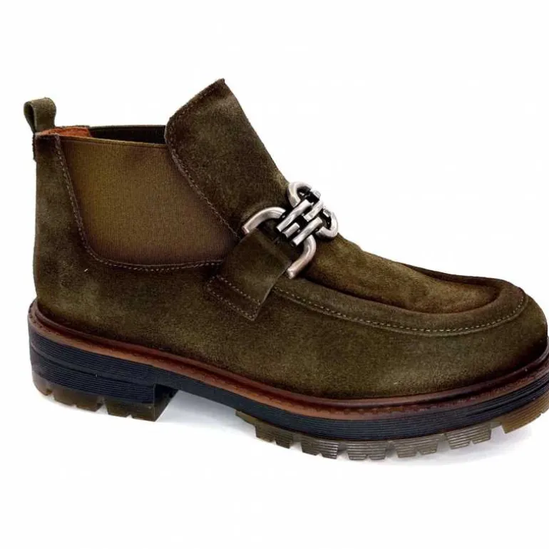 Ivoire0036a Bottines Ivoire Cv5059 Daim Olive Vert Online