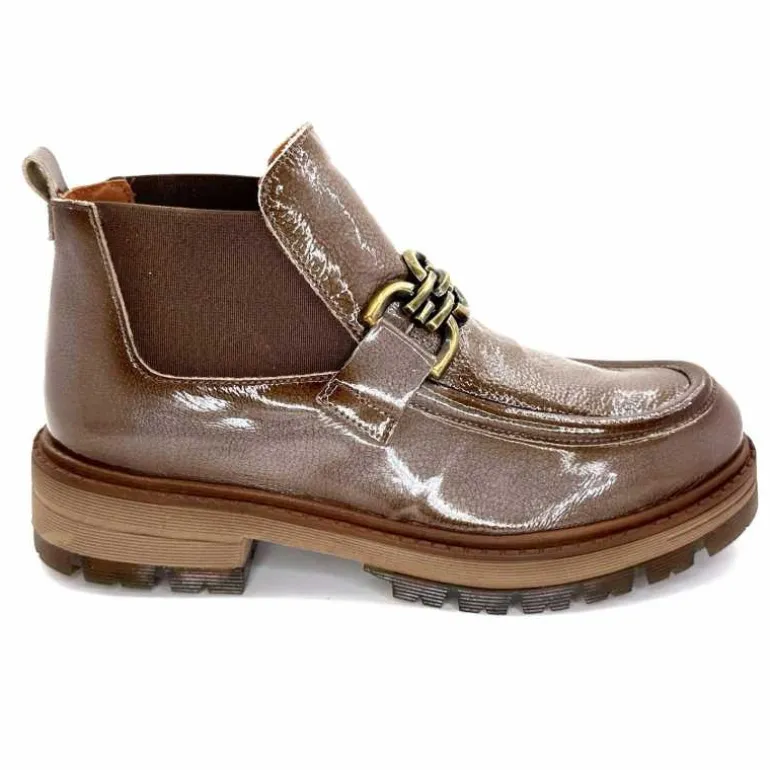 Ivoire0036a Bottines Ivoire Cv5059 Vernis Taupe Flash Sale