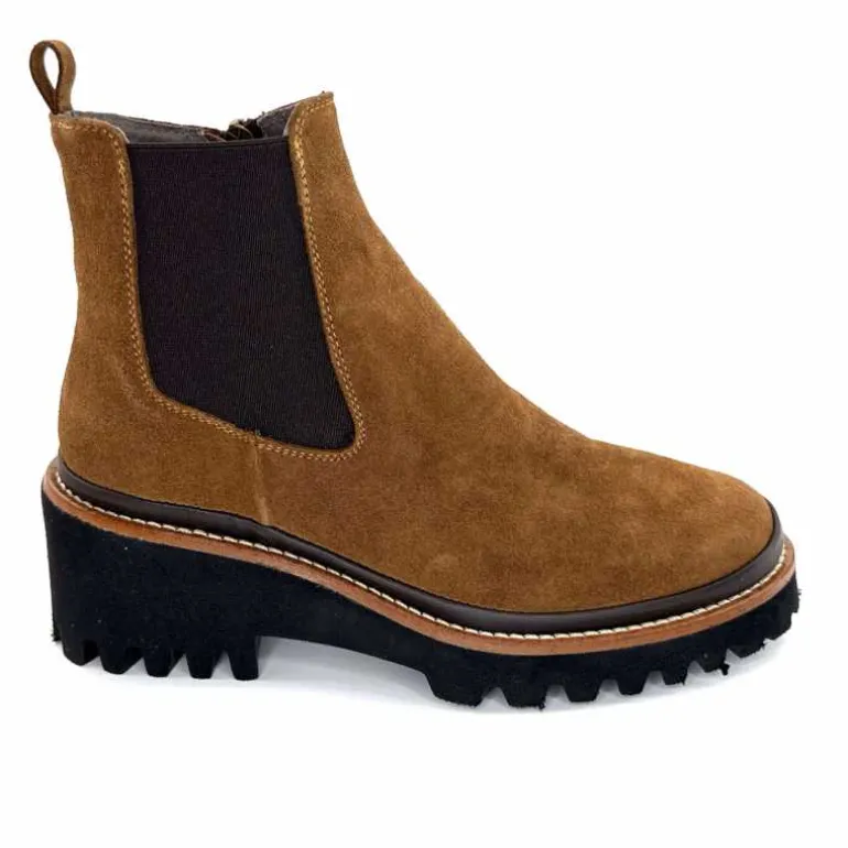 XSA Bottines Légère 9829 Cuir Daim Marron Cheap