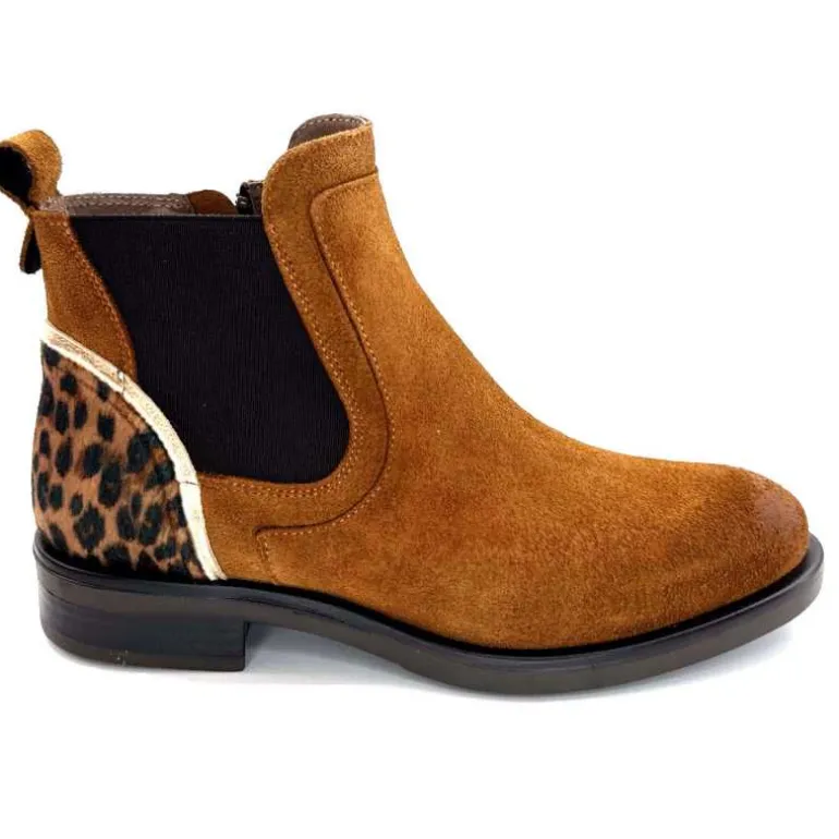 MKD Bottines Dean Daim Marron Clearance