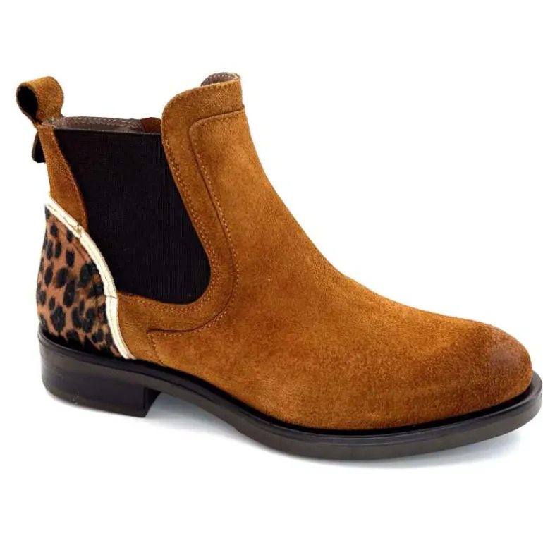 MKD Bottines Dean Daim Marron Clearance
