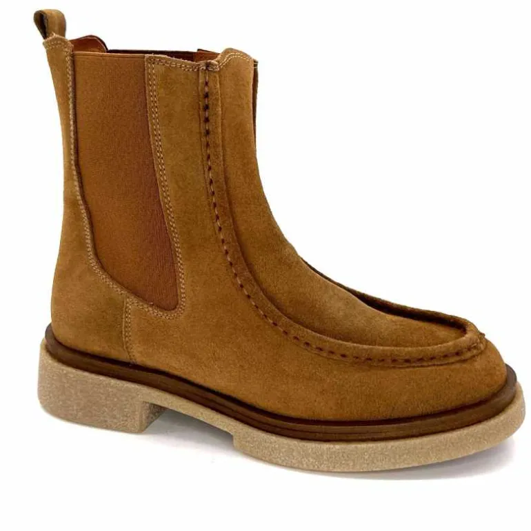 Requin Bottines Reqins Finlay Daim Havana Camel Shop