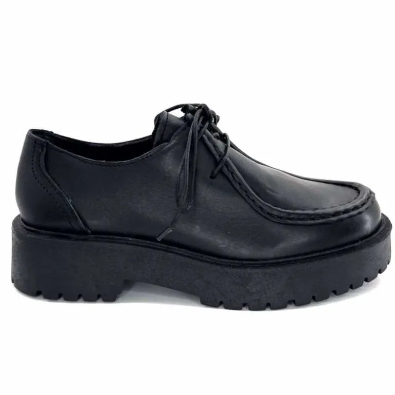 Ivoire0351a Derbies Ivoire 7325225 Cuir Noir New