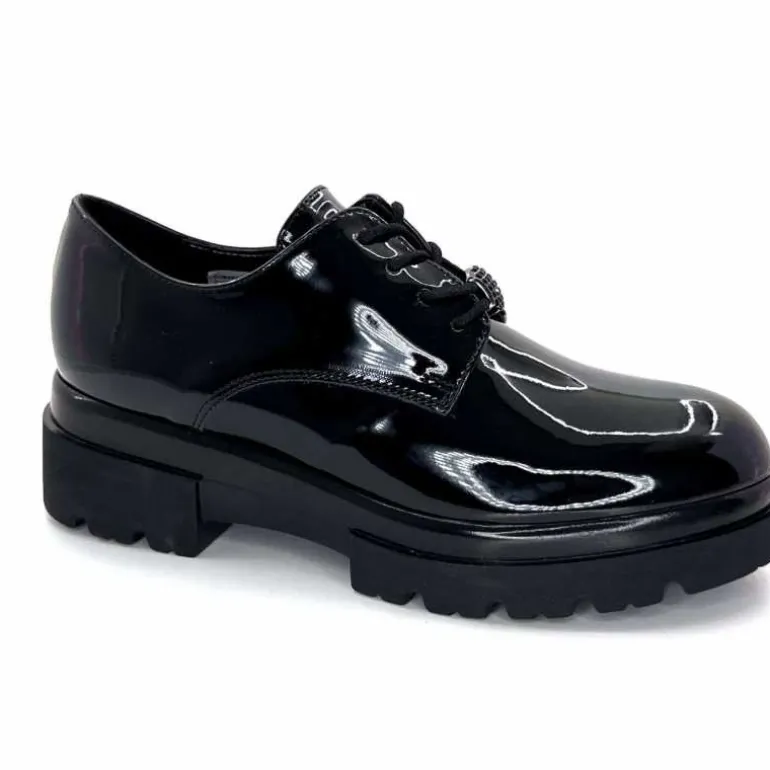 Ivoire0130a Derbies Ivoire 2g5279 Vernis Noir Sale