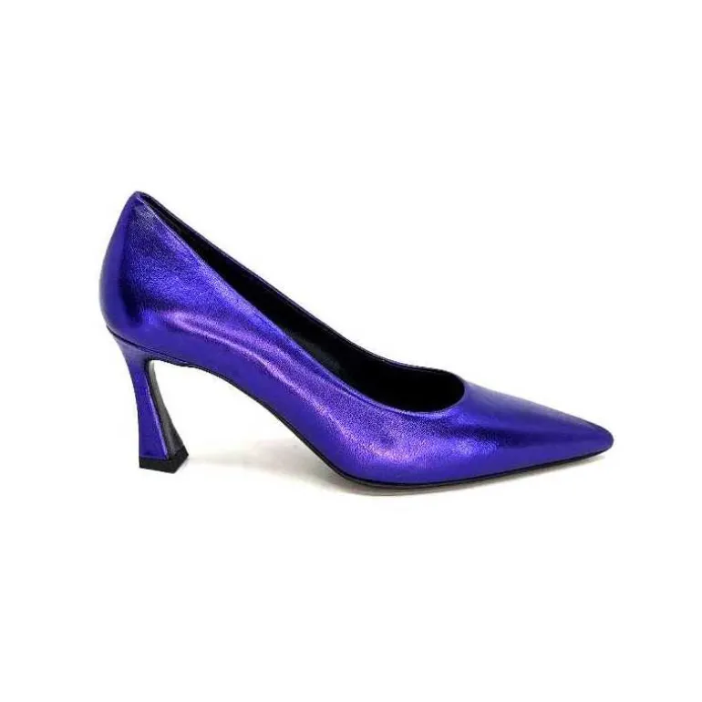 moon flower - enzo di martino Escarpins Enzo Di Martino Eli 702 Cuir Métallique Violet Rose Cheap