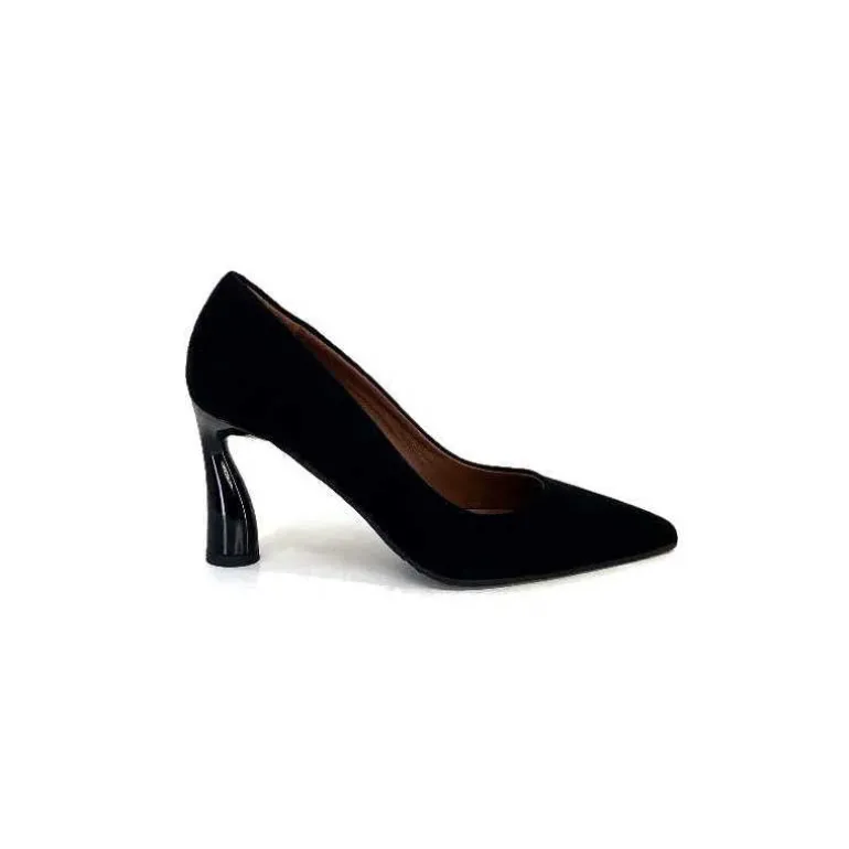 Evaluna EscarpinsIvoire 1796 Daim Noir Cheap