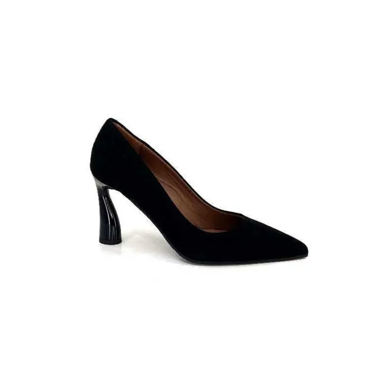 Evaluna EscarpinsIvoire 1796 Daim Noir Cheap