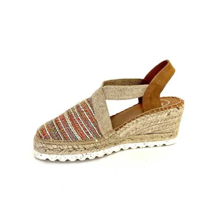 Toni Pons Espadrilles Compensées Terra Cl Textile Multicolore Cheap