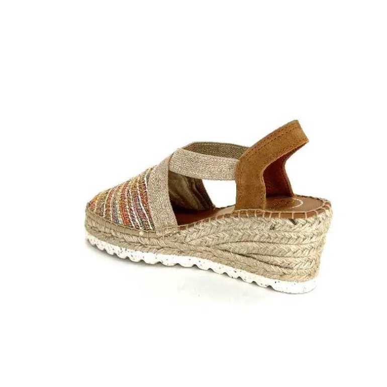 Toni Pons Espadrilles Compensées Terra Cl Textile Multicolore Cheap