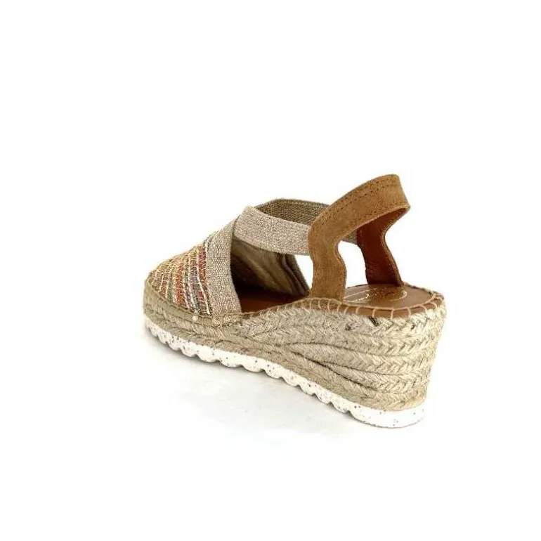 Toni Pons Espadrilles Compensées Terra Cl Textile Multicolore Cheap
