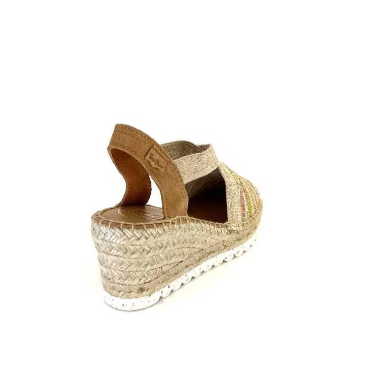 Toni Pons Espadrilles Compensées Terra Cl Textile Multicolore Cheap