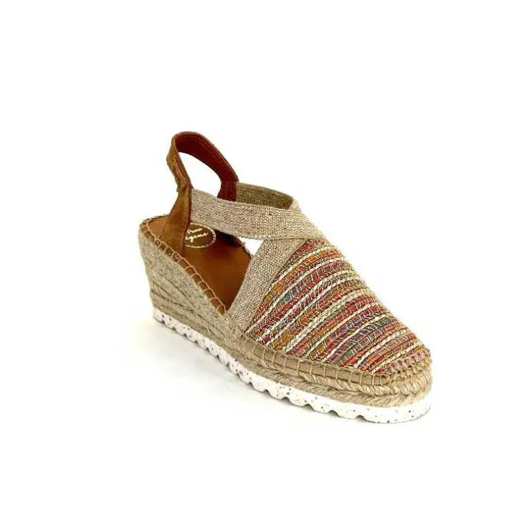 Toni Pons Espadrilles Compensées Terra Cl Textile Multicolore Cheap
