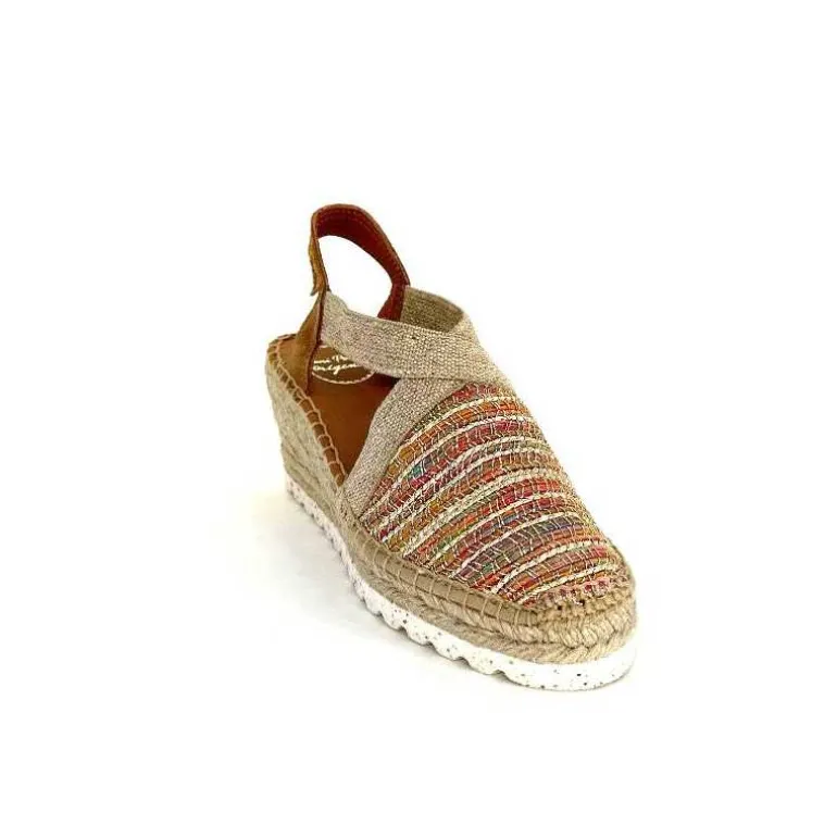 Toni Pons Espadrilles Compensées Terra Cl Textile Multicolore Cheap