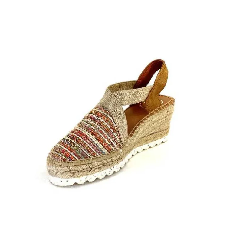 Toni Pons Espadrilles Compensées Terra Cl Textile Multicolore Cheap