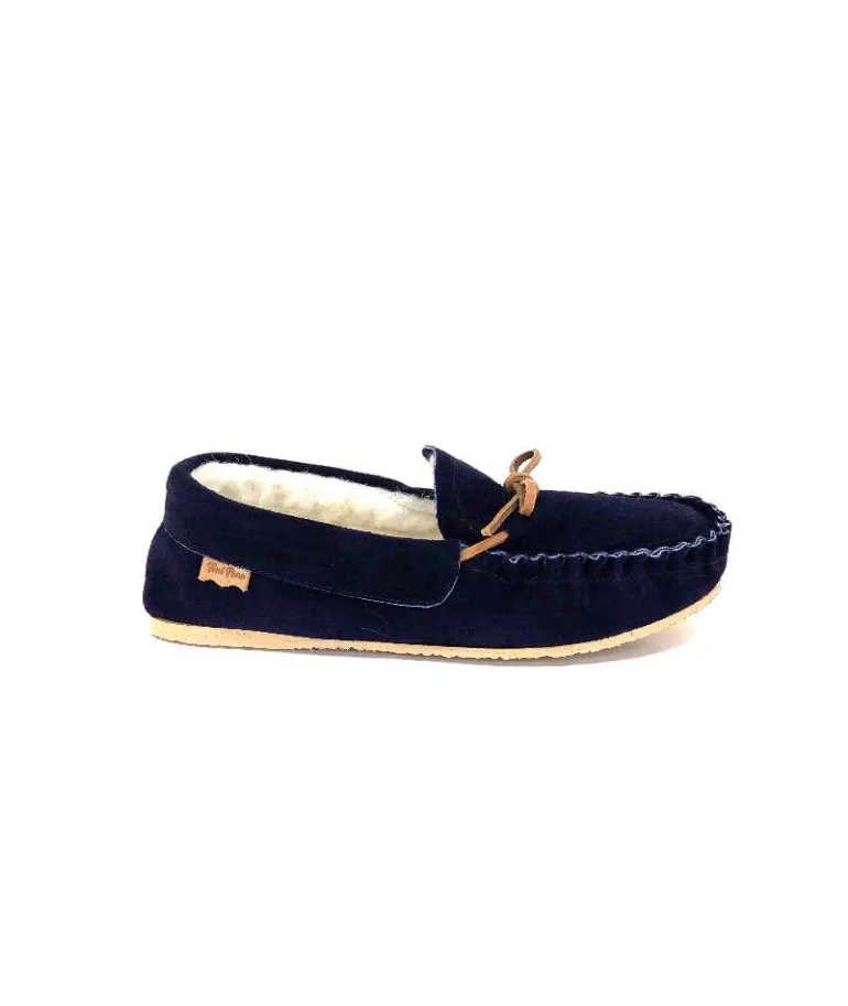 Toni Pons Pantoufles Mila Daim Marine New