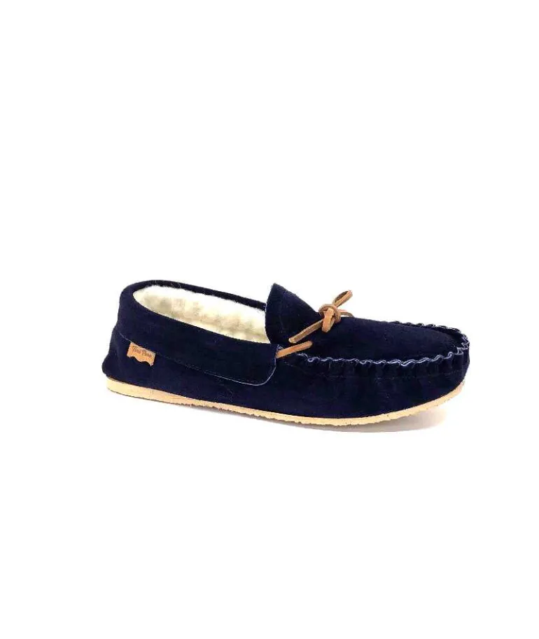 Toni Pons Pantoufles Mila Daim Marine New
