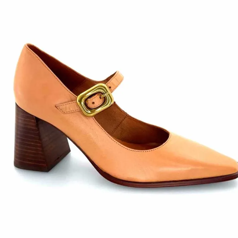 angel alarcon Salomés 24565 492a Cuir Camel Online