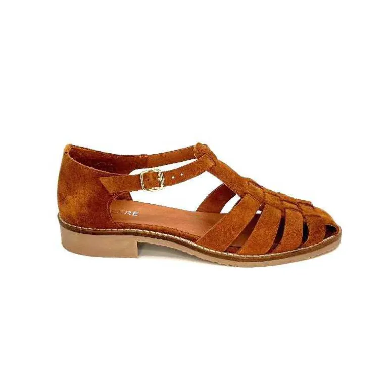 We Do Sandales Ivoire 45255 Daim Marron Outlet