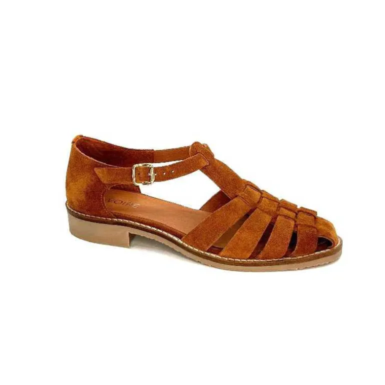 We Do Sandales Ivoire 45255 Daim Marron Outlet