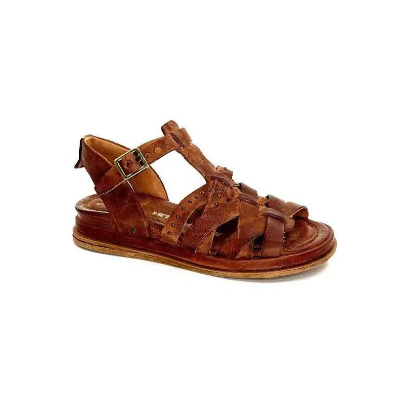 AS 98 Sandales Plateforme AS98 B60006-101 Cuir Marron Store