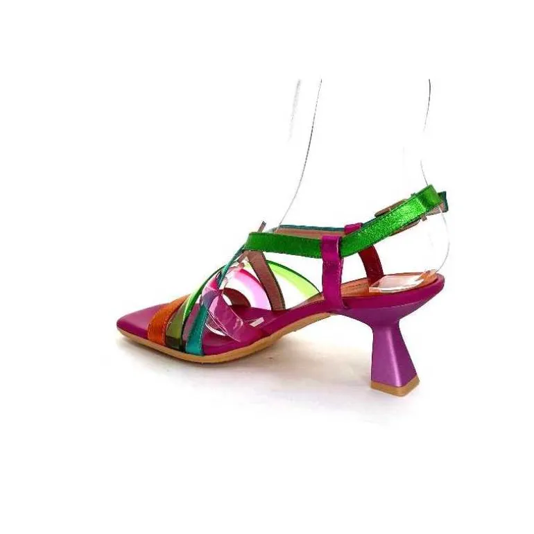 Hispanitas Sandales Talons Chv 243292 Cuir Fushia Multicolore Cheap
