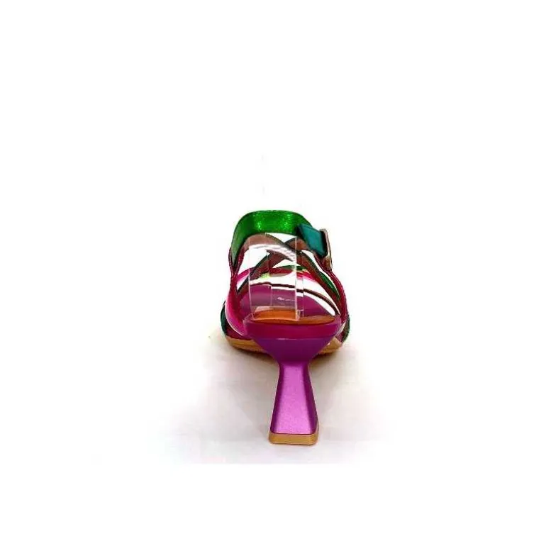 Hispanitas Sandales Talons Chv 243292 Cuir Fushia Multicolore Cheap